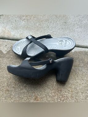 Women’s Black Crocs Heels